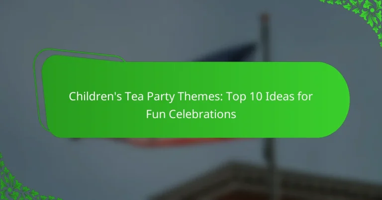 Children’s Tea Party Themes: Top 10 Ideas for Fun Celebrations